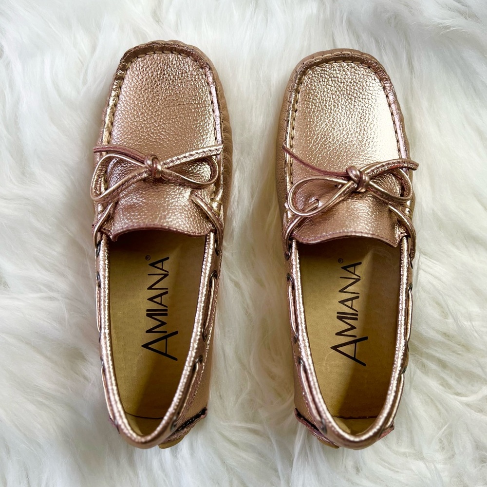 Amiana copper leather shoes EU 28, US 10